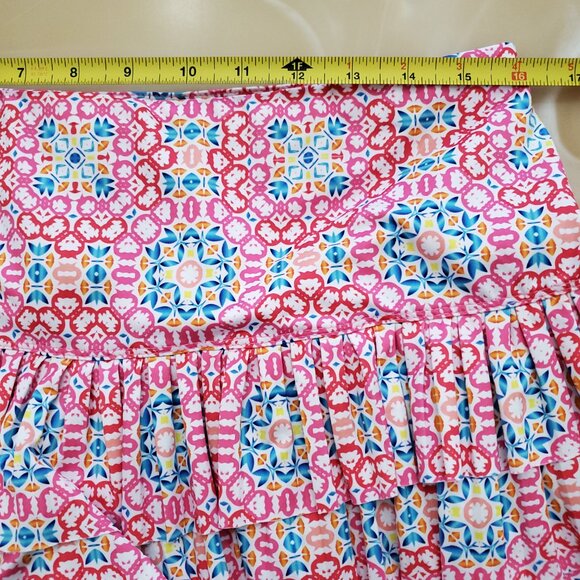 Lucky In Love Women's Pleated Scallop Tennis Pickleball Layered Skort - X-Large - Picture 8 of 13